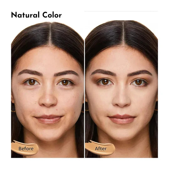 Full coverage CC Cream for women. Skin perfector foundation makeup, a moisture cushion for a flawless radiant look.