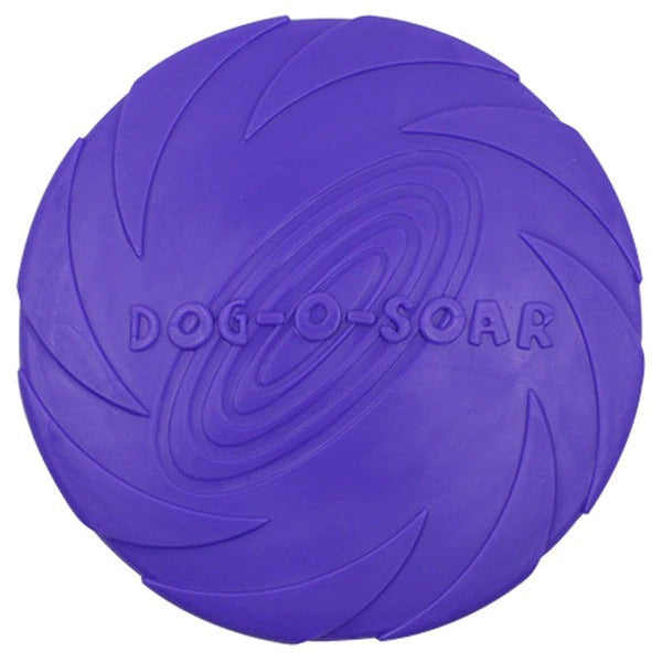 Soft, flexible dog frisbee made for safe, active fetch play and training with your beloved pet.