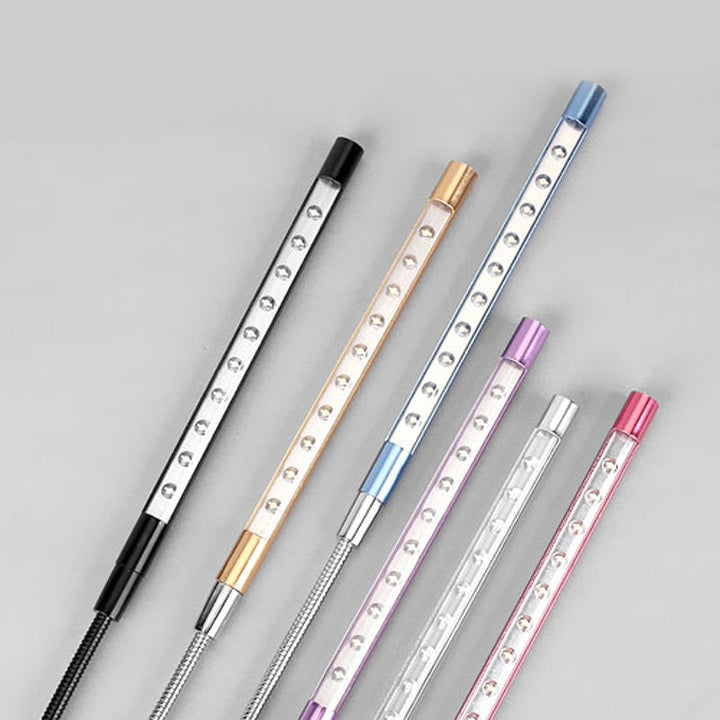 Modern LumoBeam flexible LED lamp, USB plug-in, ideal for desks and laptops