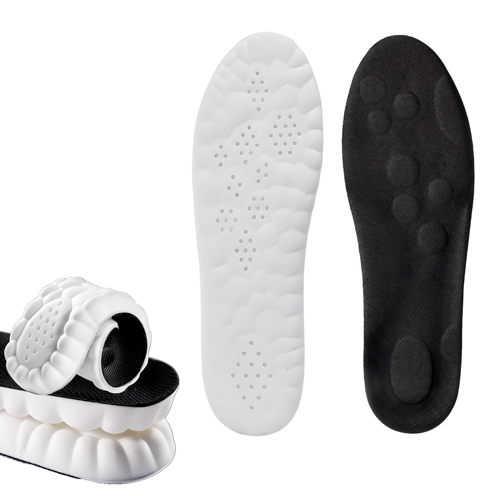 Durable FlexiStride athletic insoles providing stability & comfort for all running activities.