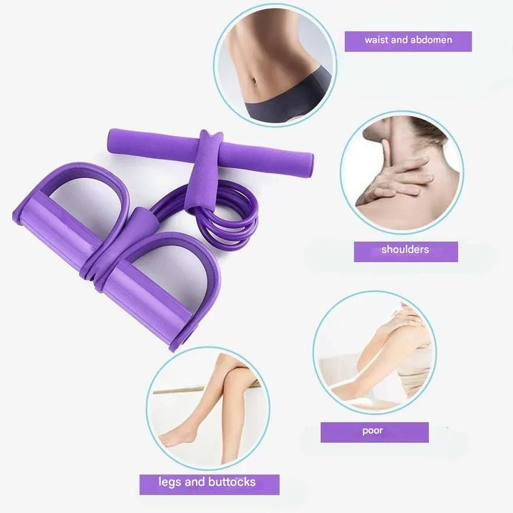 FlexoTrainer fitness band, excellent for full body strength & calorie burning. Unisex home workout solution.