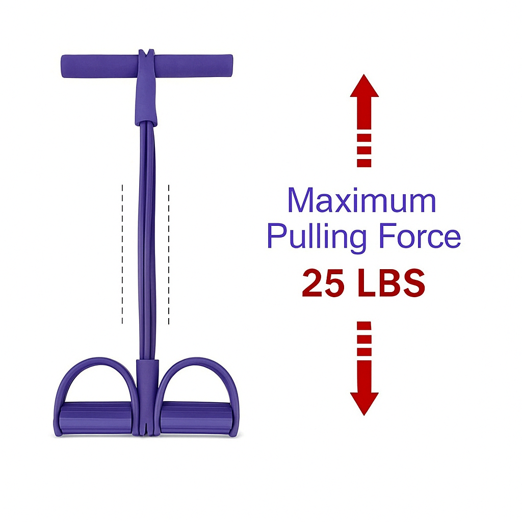 FlexoTrainer: portable full-body resistance band for muscle building, calorie burning & strength training.