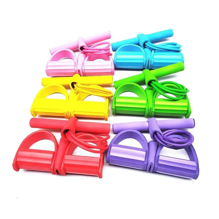 FlexoTrainer resistance band, versatile for muscle building, calorie burning, and full body exercise.