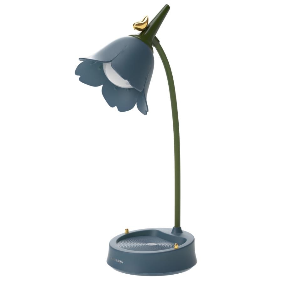 Wireless LED flower lamp, portable and battery-operated, great for ambient lighting and aesthetic decor