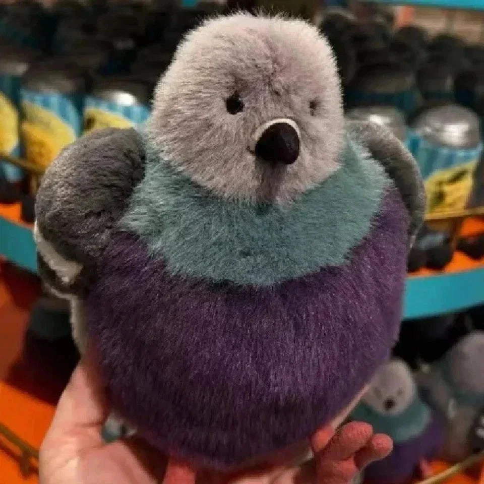 Soft adorable pigeon plush toy, a delightful cuddly stuffed animal.