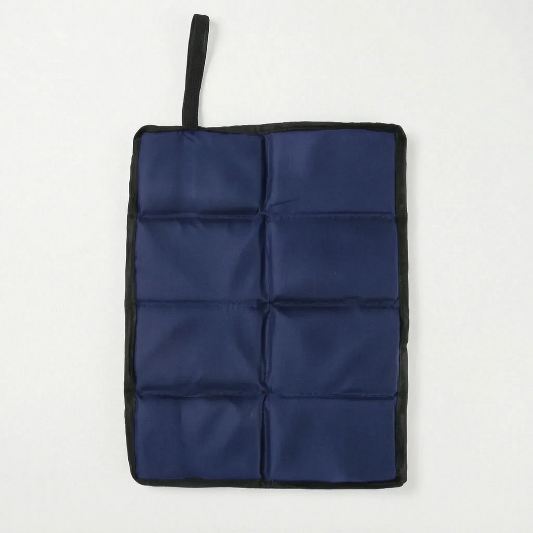 Unisex trail comfort: foldable outdoor camping seat cushion pad for hiking & portable camp seating.