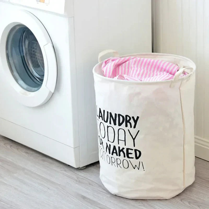 Liora foldable laundry basket & versatile storage bin, 2-pack for efficient home organization.