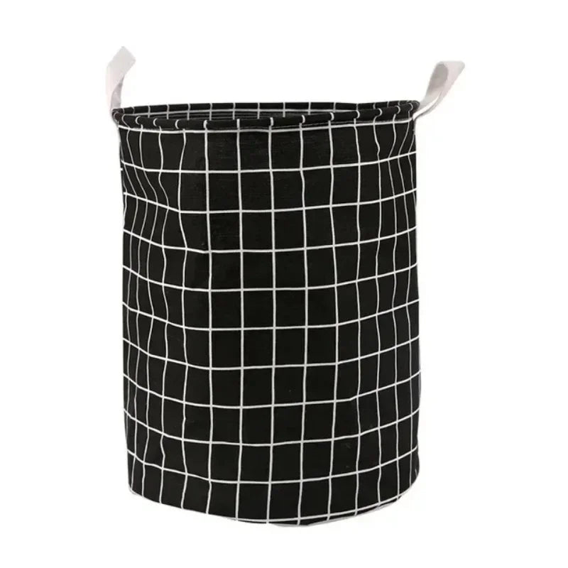 Waterproof eco-friendly storage solution, Liora foldable bin for laundry and everyday items.