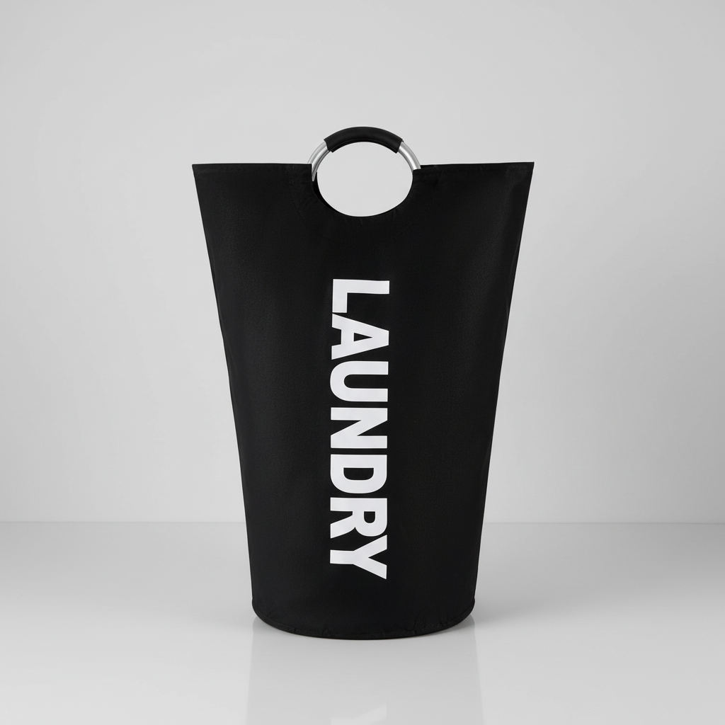Laundrify extra large laundry hamper, foldable and durable, perfect for bathroom or utility.