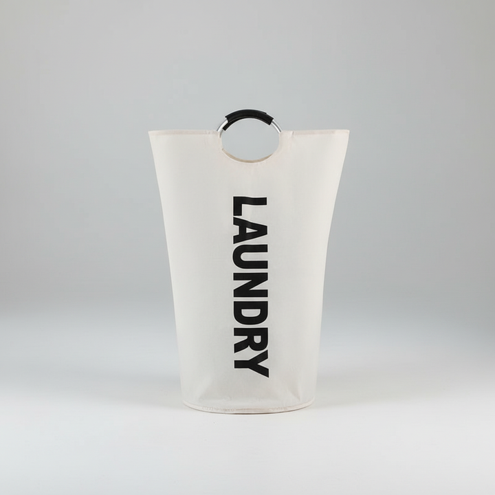 Spacious extra large foldable laundry basket, ideal for organizing clothes and minimizing clutter.