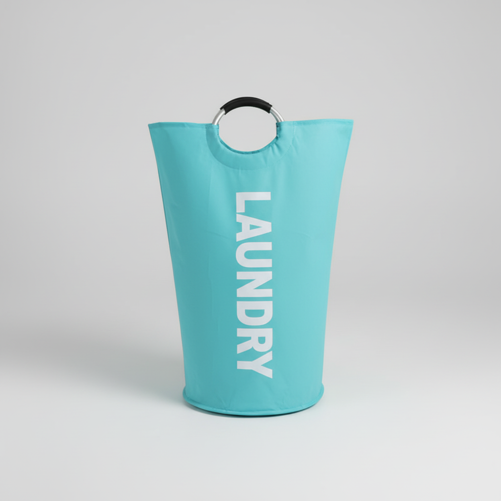 Modern design extra large foldable laundry basket, practical solution for laundry day.