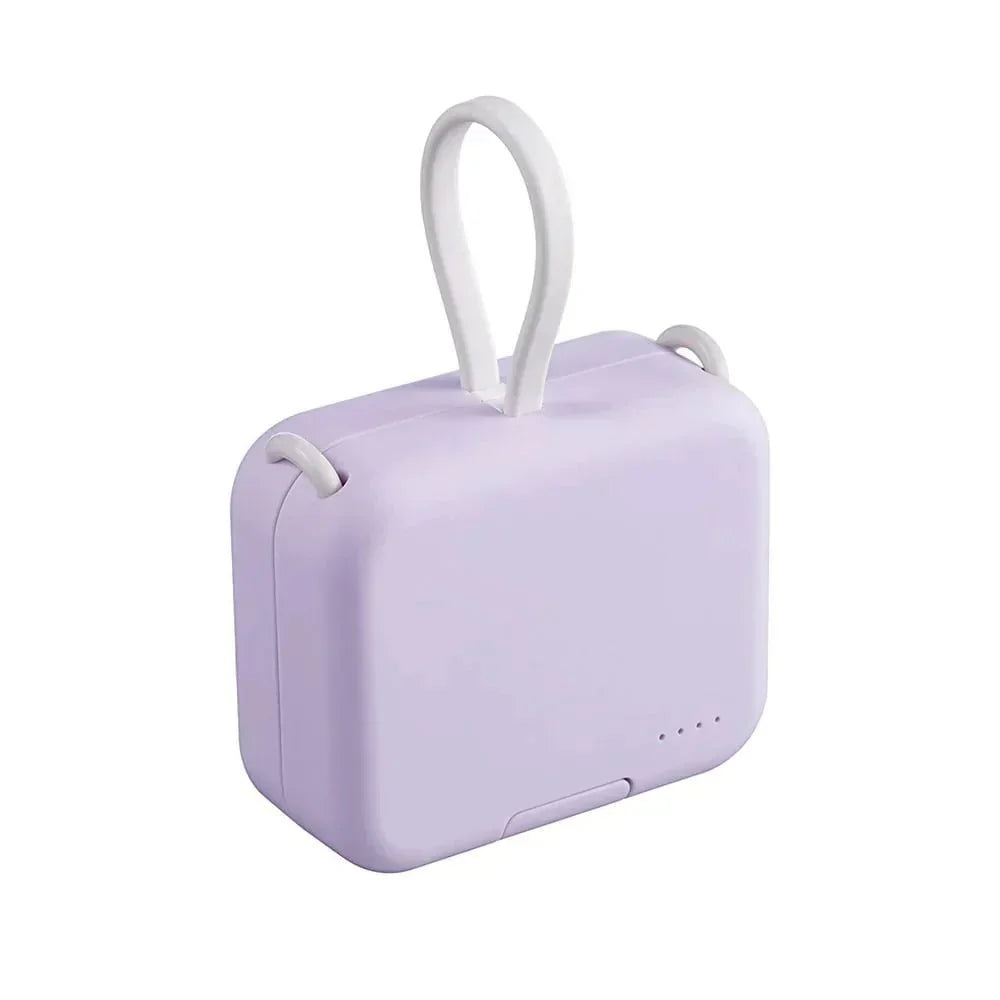 Compact FoldCharge foldable power bank for travel. Portable USB charger offers convenient device charging anywhere.