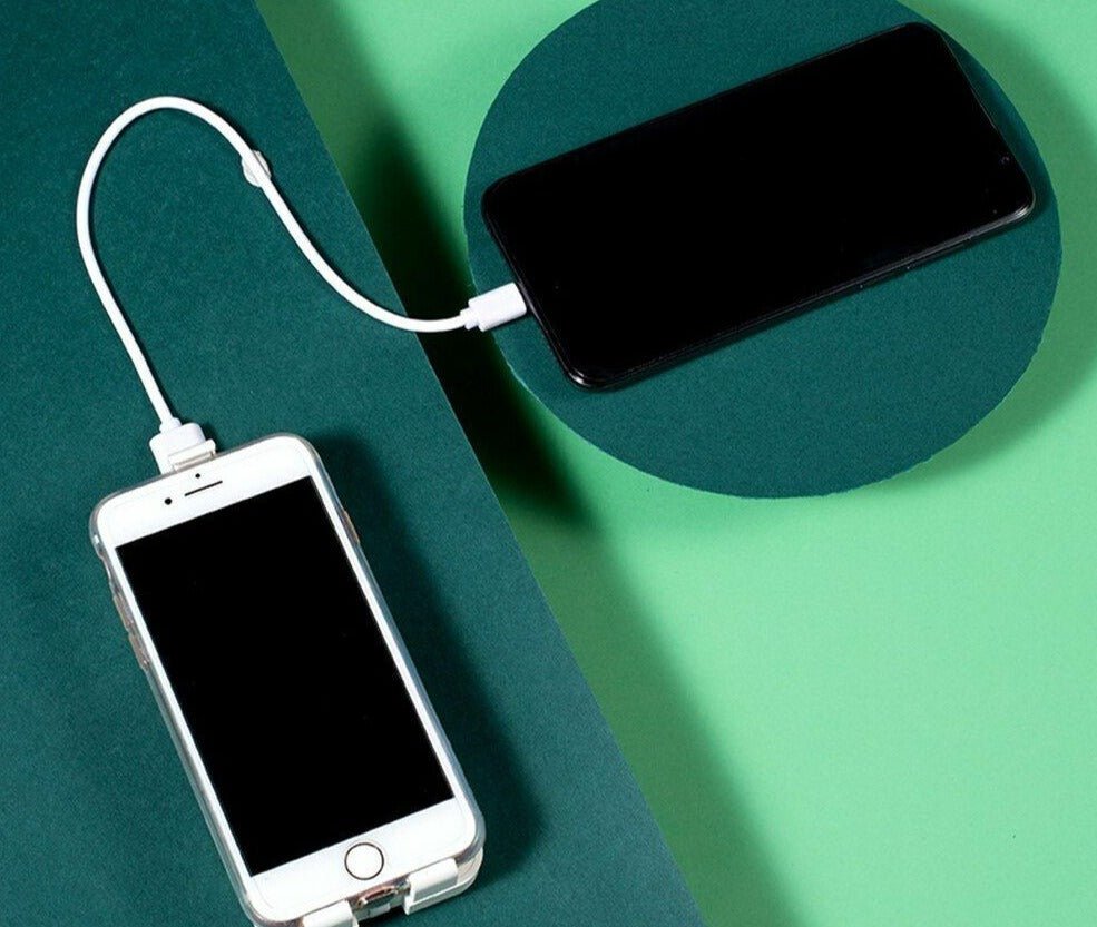 Sleek, universal FoldCharge foldable power bank. Compact design, essential portable power for all your devices.