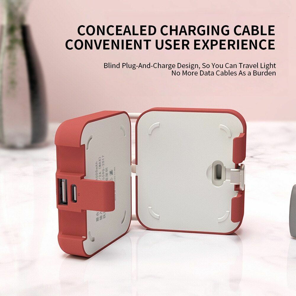 Ultra-compact FoldCharge foldable power bank. Easy-to-carry portable charger for quick device charging & travel.