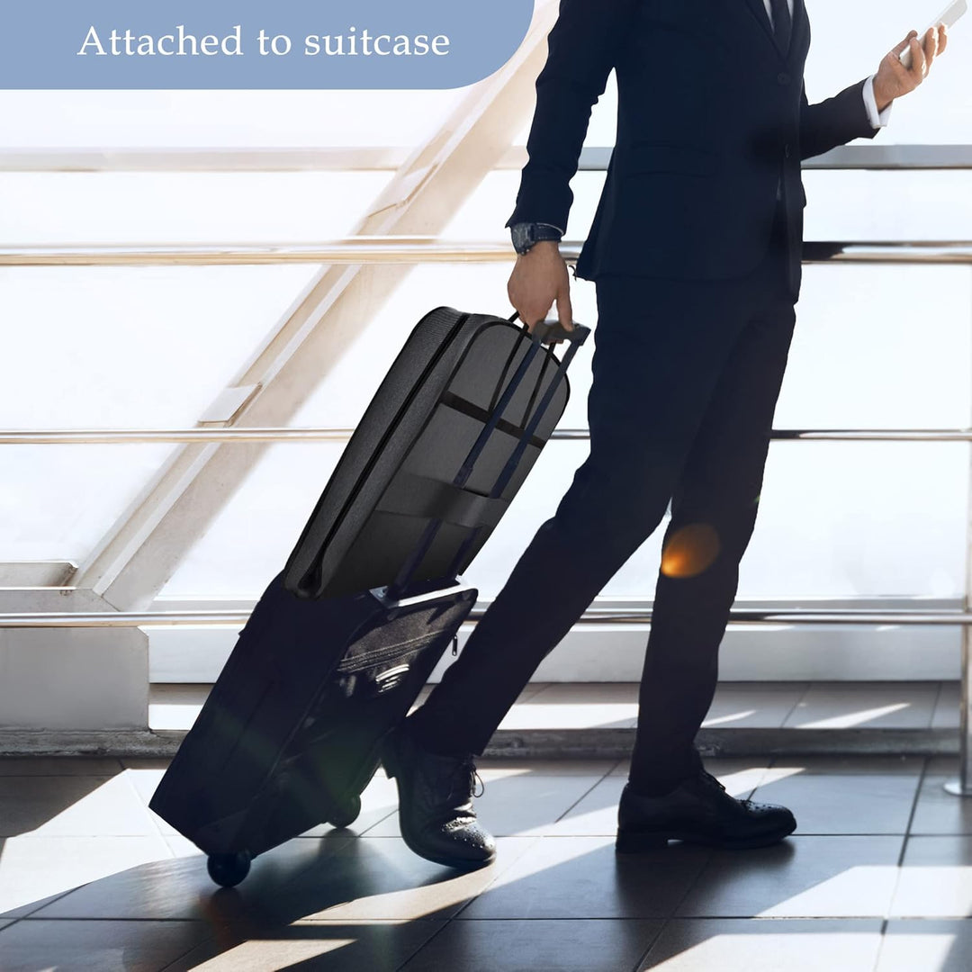 Unisex waterproof suit garment bag, foldable oxford fabric travel cover for clothes