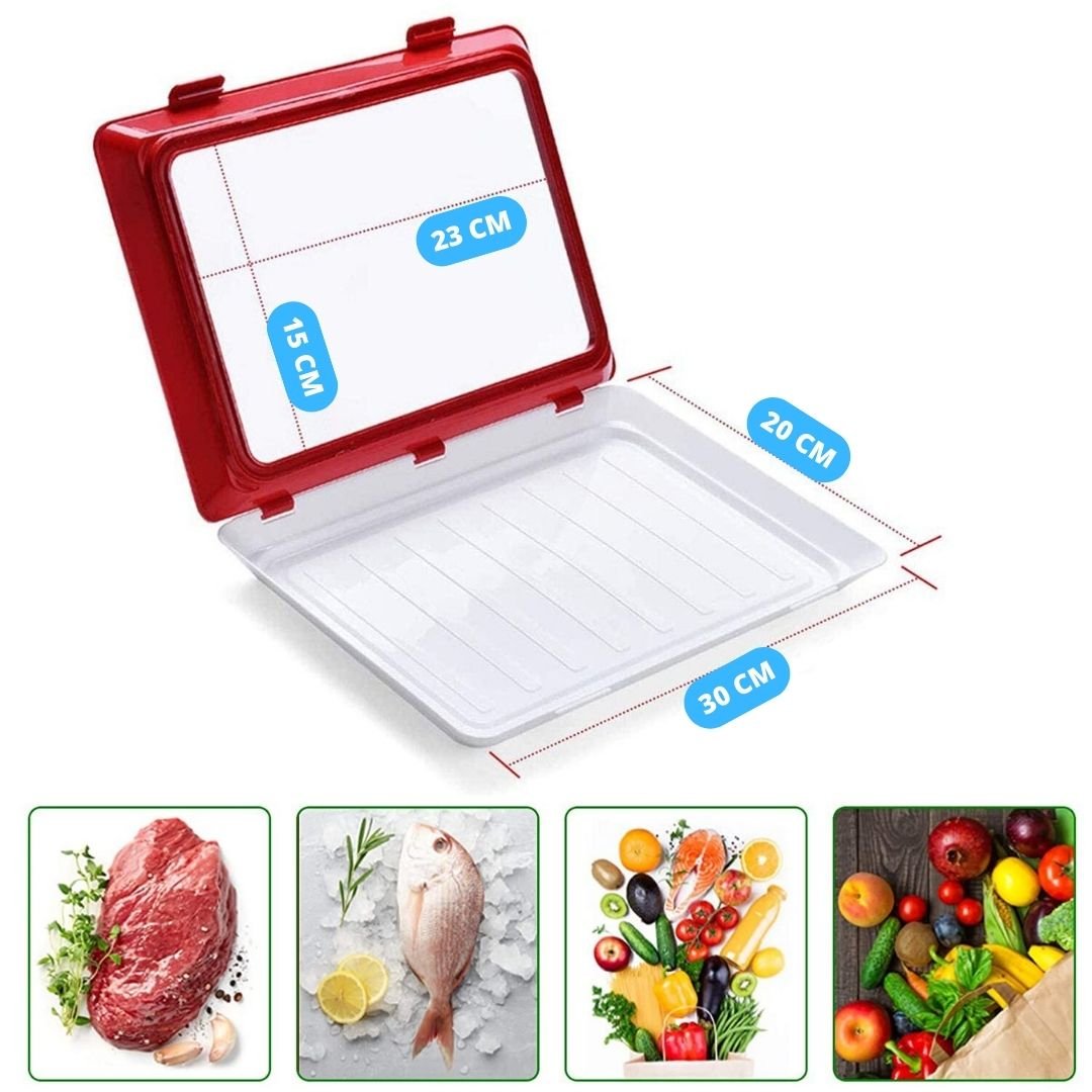 Versatile FreshSeal food saver container for efficient meal prep and keeping leftovers fresh in the fridge or freezer.