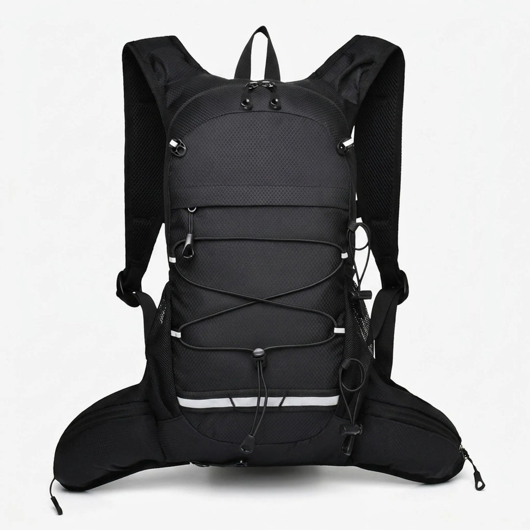 Versatile green outdoor adventure pack, a water-repellent lightweight daypack for unisex hiking trips.