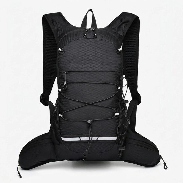 Versatile green outdoor adventure pack, a water-repellent lightweight daypack for unisex hiking trips.