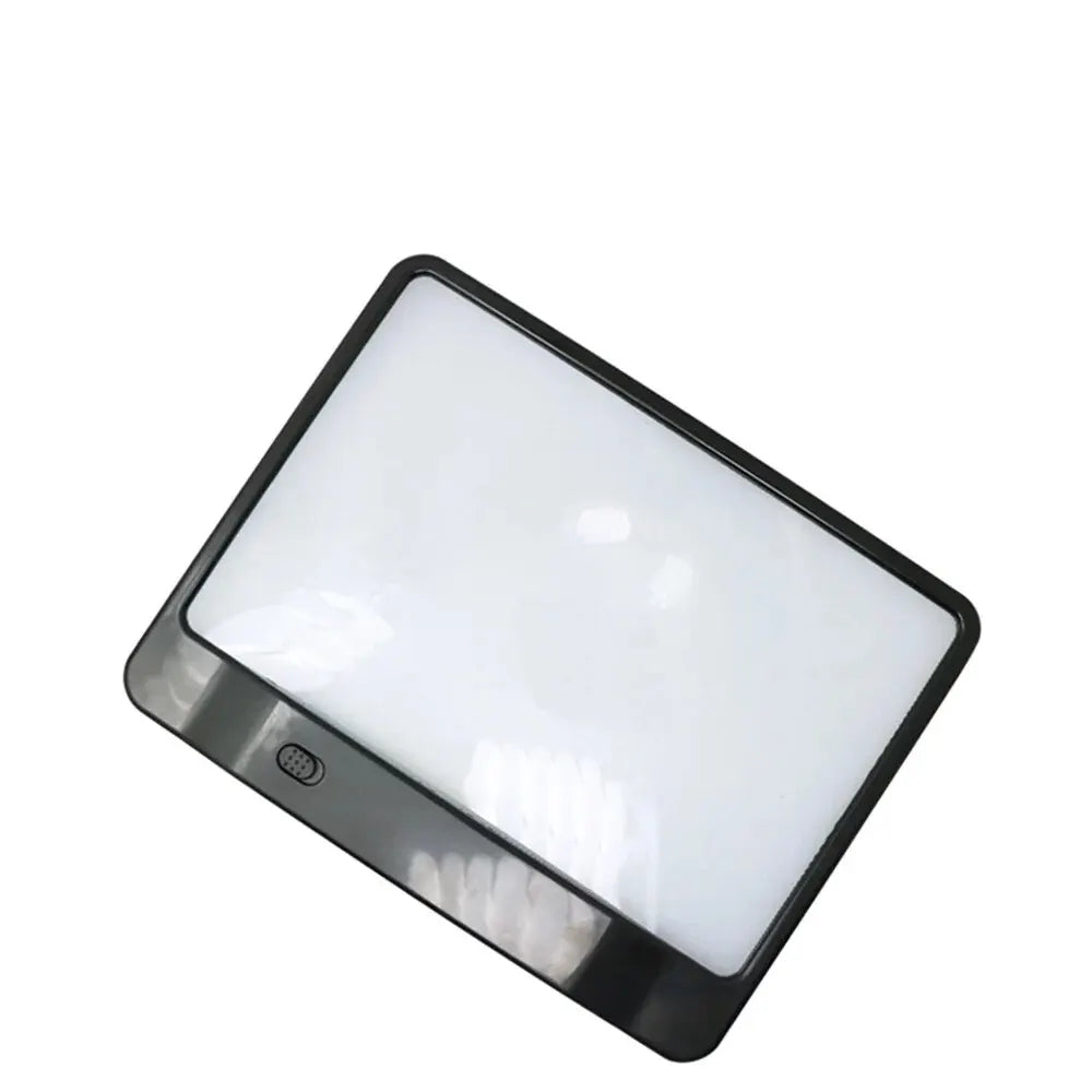 Hands-free full page LED reading magnifier for books. Perfect for low vision, hobbies, & intricate tasks.