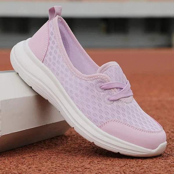 Women's orthopedic shoes with cushioned heel & arch support, designed for all-day comfort & posture alignment.