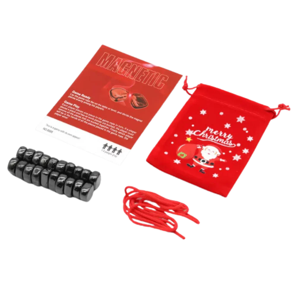 Portable magnetic chess set, perfect for travel. A brain-teaser strategy game for on-the-go fun.