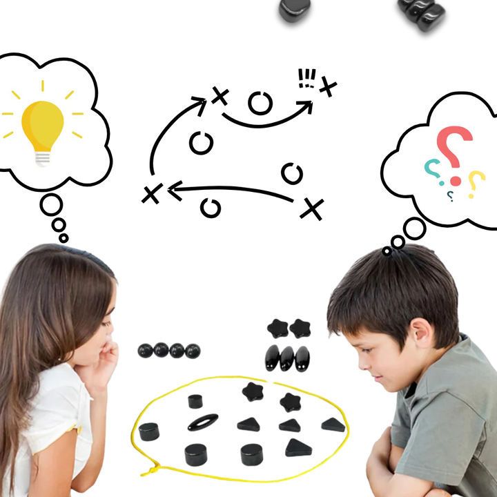 Engaging family magnetic chess board game. Develop strategic thinking & enjoy quality time.