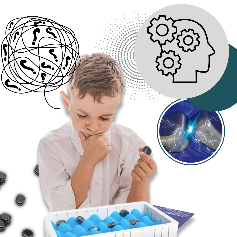 Ideal Christmas game! This classic magnetic chess set offers hours of strategic fun for parties & family.