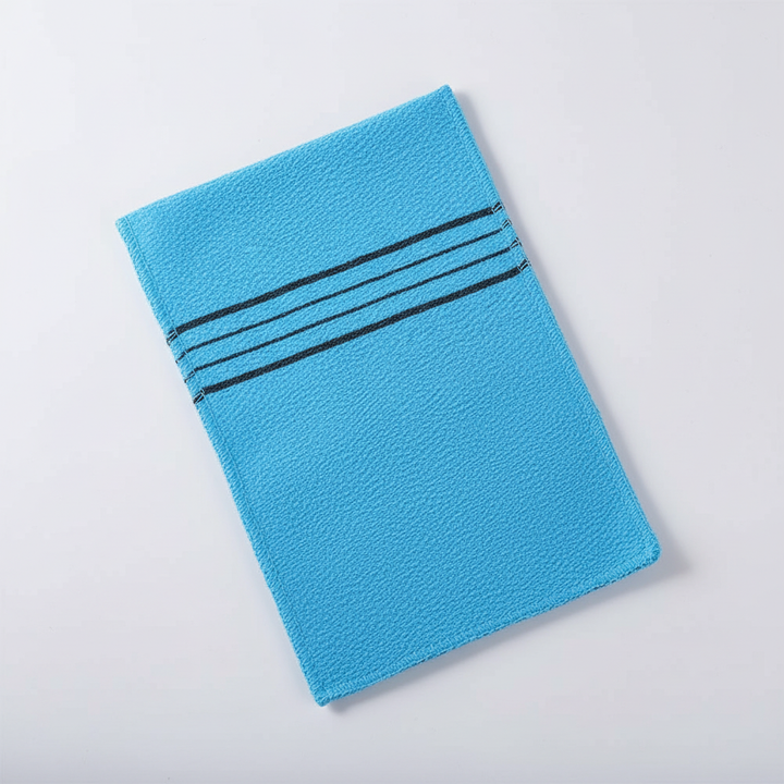 Soft cotton polyester exfoliating towel, perfect bath accessory for daily body scrub
