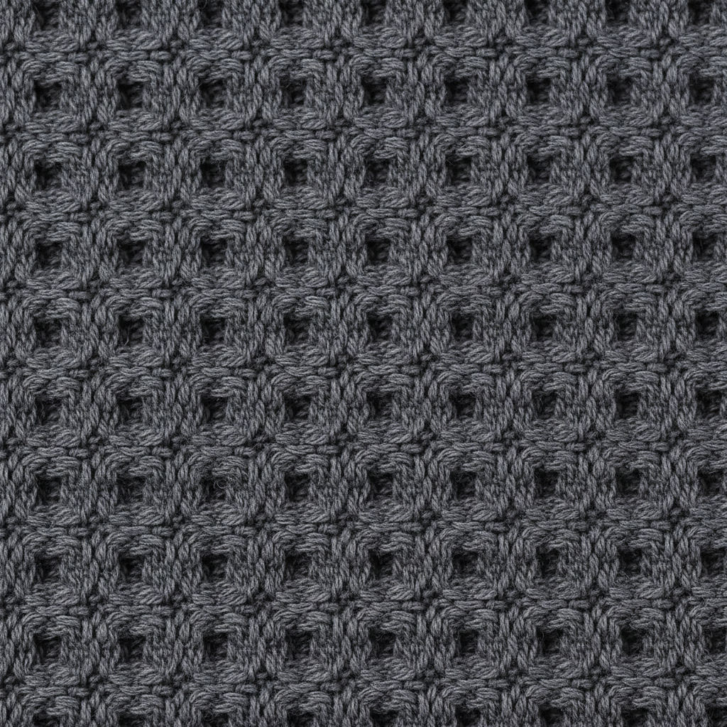 Close-up of GentleCare exfoliating towel, a bath accessory providing gentle body scrub with bamboo charcoal