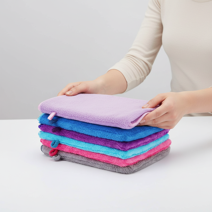 Unisex Microfiber GentleClean wash glove, perfect for eco-friendly skincare and sensitive skin