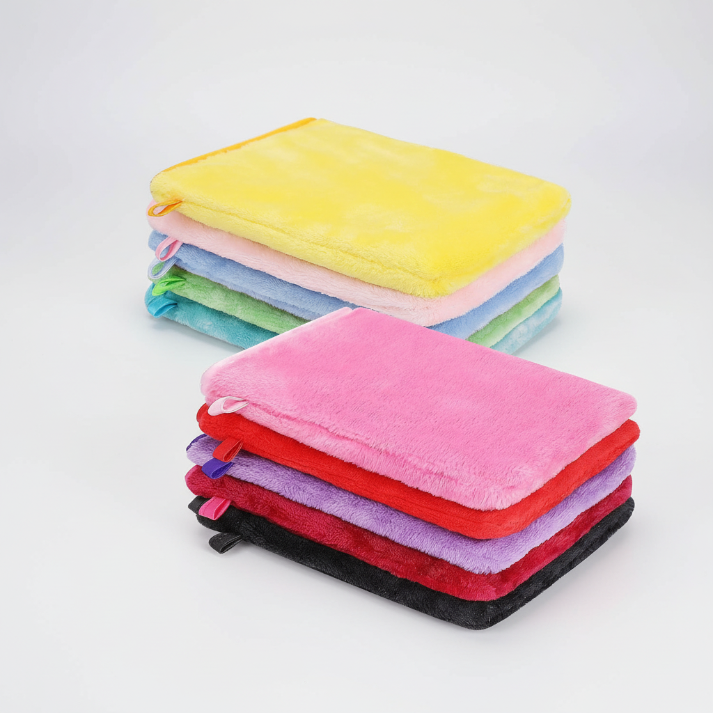GentleClean microfiber wash glove set, designed for sensitive skin and eco-conscious daily washing