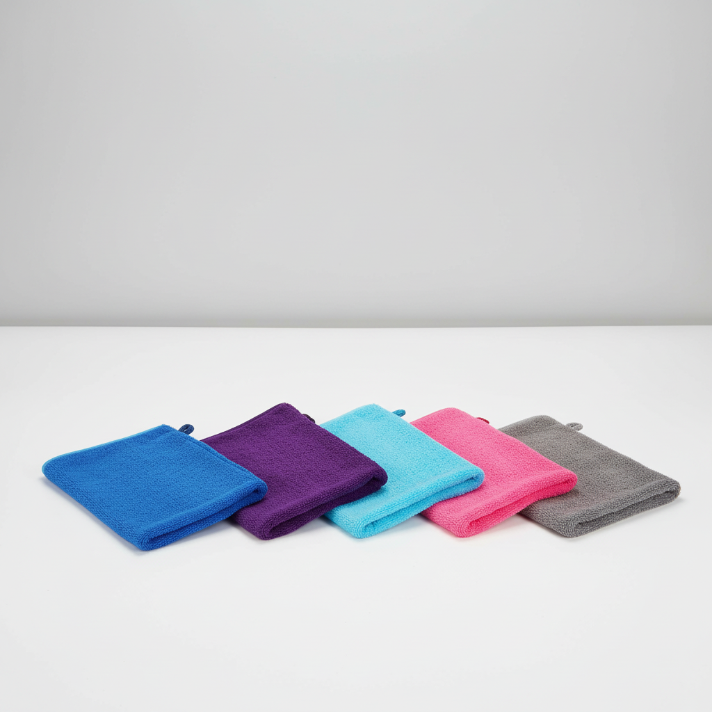 Reusable microfiber washing glove: GentleClean for a soft, effective face and body wash experience