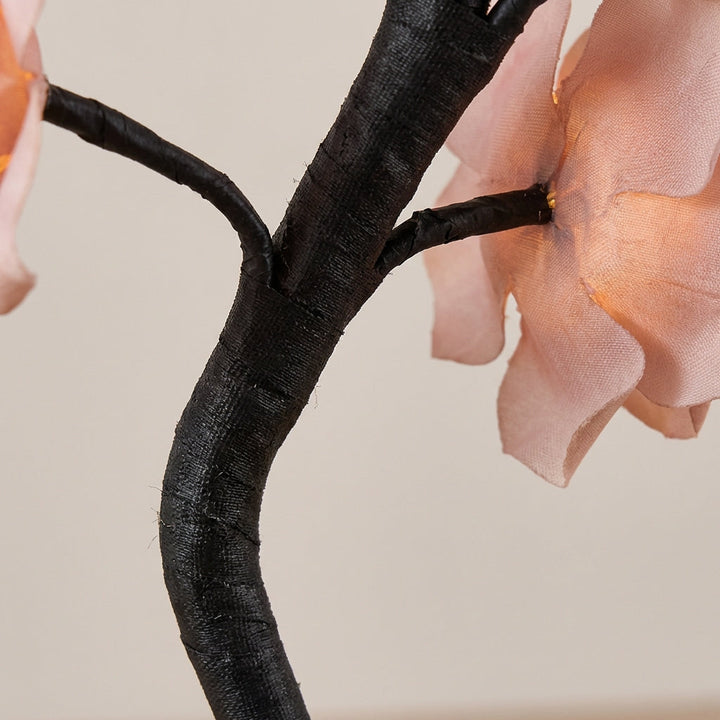 Ambient lighting from Glowbloom floral sculpture lamp, perfect for cozy night light or table lamp