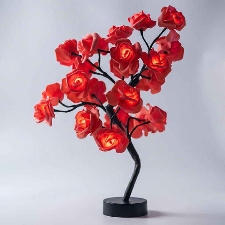 Modern home decor accent, Glowbloom floral light sculpture functions as a stylish night light