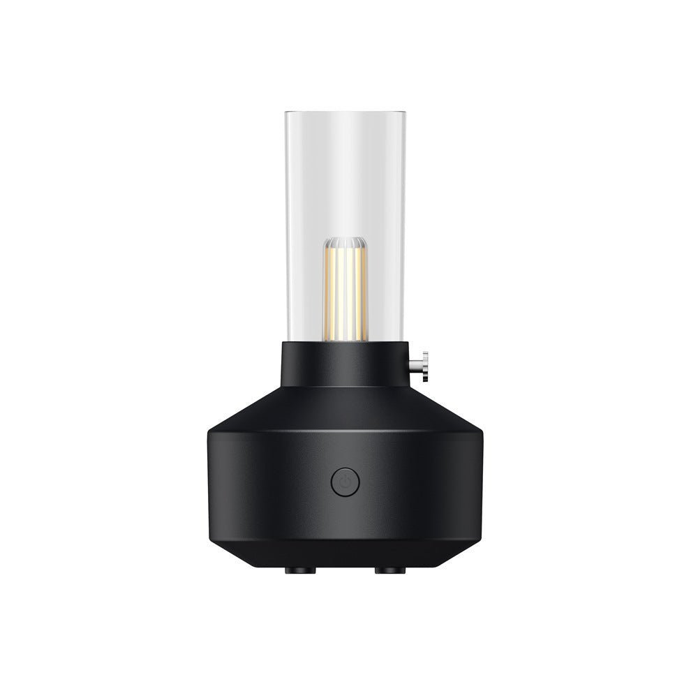 GlowMist essential oil diffuser, providing a comforting warm night light glow for ultimate relaxation & ambiance.