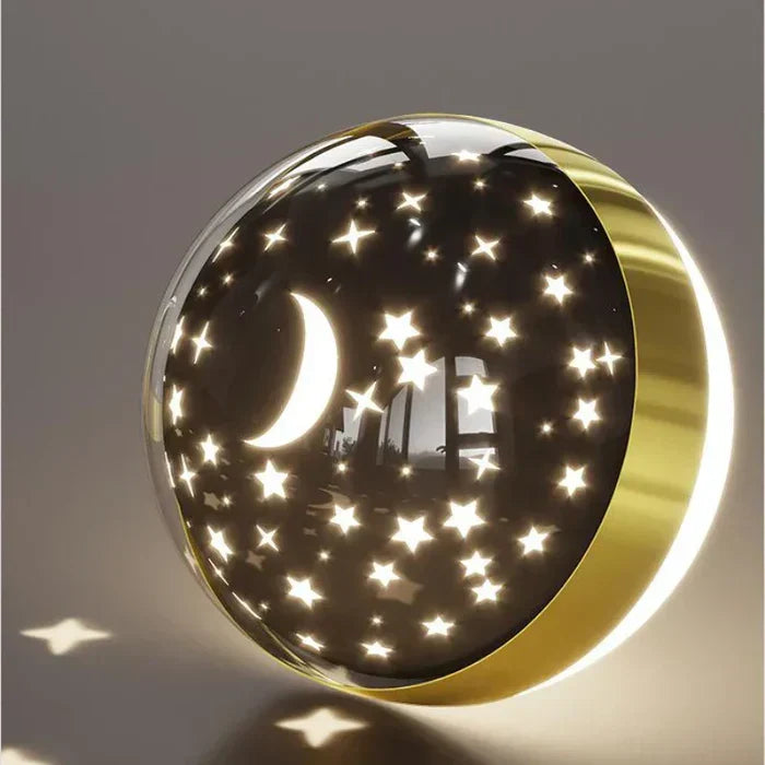 Decorative GlowNest wall lamp, perfect as a child-friendly night light in kids rooms.
