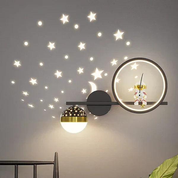 Child-friendly GlowNest wall decor, a charming night light for any children's bedroom.