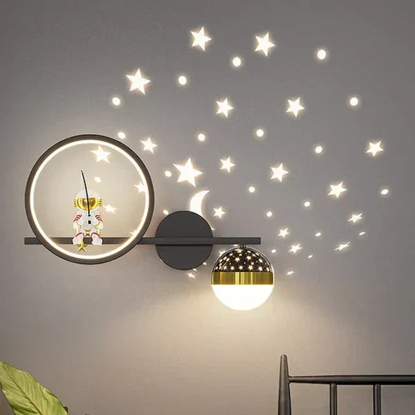 GlowNest decorative children's lamp, imaginative wall lighting for a playful nursery.