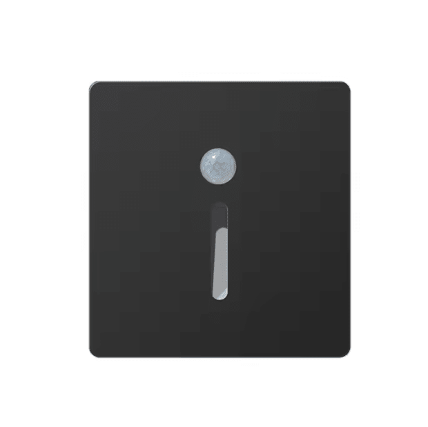 GLOWPATH motion-activated LED stair light illuminating a hallway, enhancing home safety and ambient light.