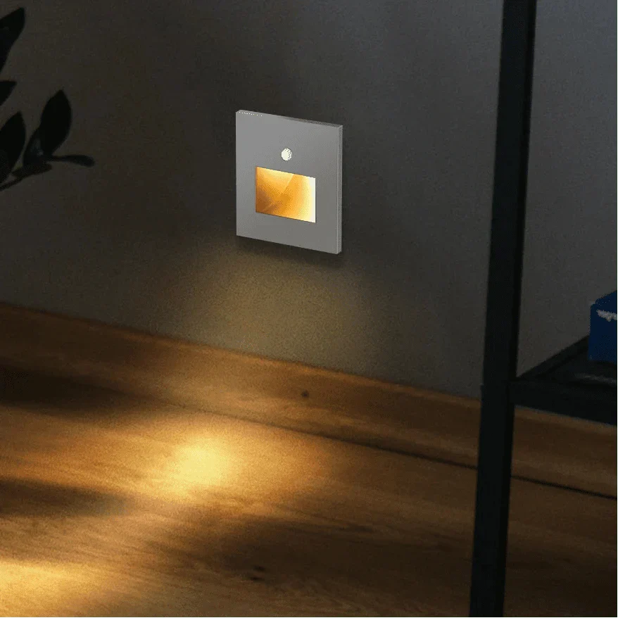 Smart GLOWPATH motion sensor LED stair light for safe, automatic home hallway illumination.