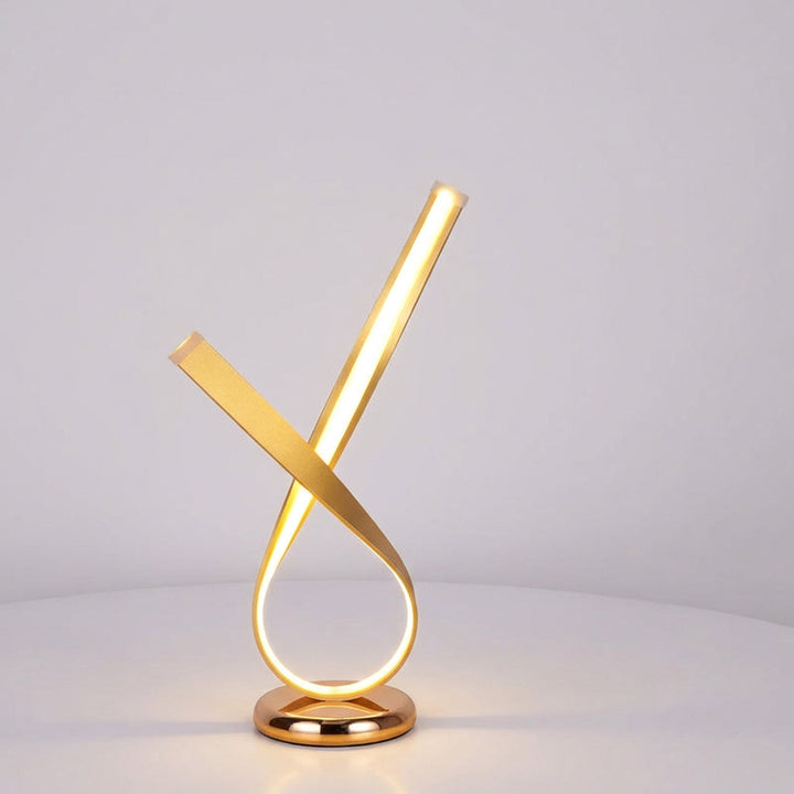 Glowria Minimalist LED Desk Lamp, a contemporary lighting solution for modern homes, accentuating any decor