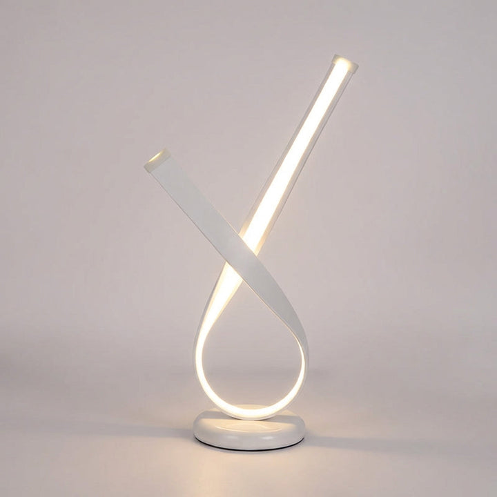 Elegant Glowria LED Table Lamp, a minimalist and energy-efficient lighting fixture for modern bedrooms or offices
