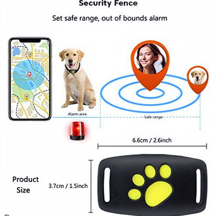 Sleek, ergonomic GPS pet collar designed for comfort & real-time tracking of cats & dogs, ensuring their safety.