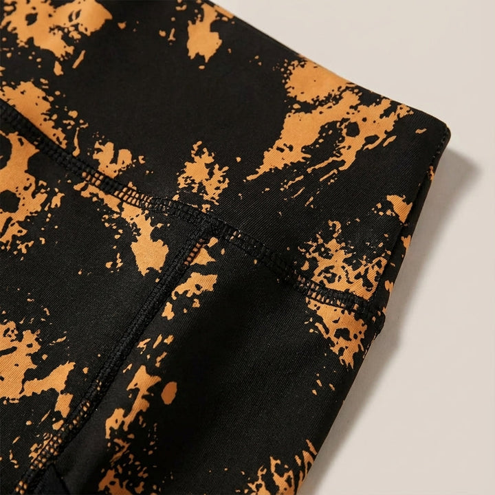 Close-up of fabric on Gracie high-waisted sports leggings for women, perfect for active lifestyles