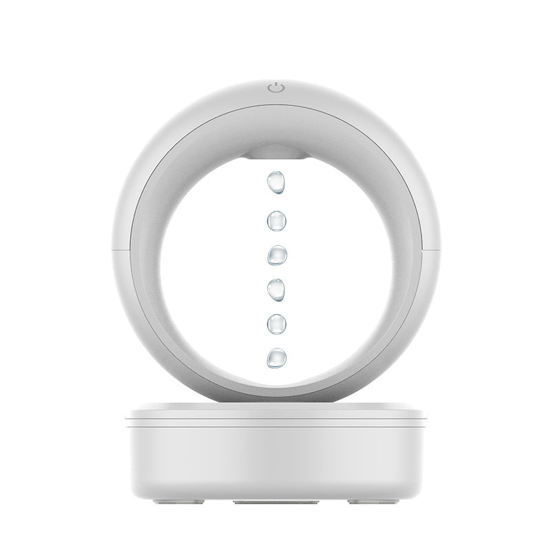 GravityFlow Mist Humidifier with mesmerizing optical illusion, perfect modern home decor piece & cool mist air quality.
