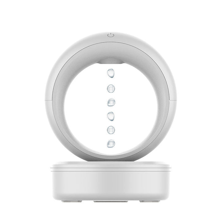 GravityFlow Mist Humidifier with mesmerizing optical illusion, perfect modern home decor piece & cool mist air quality.