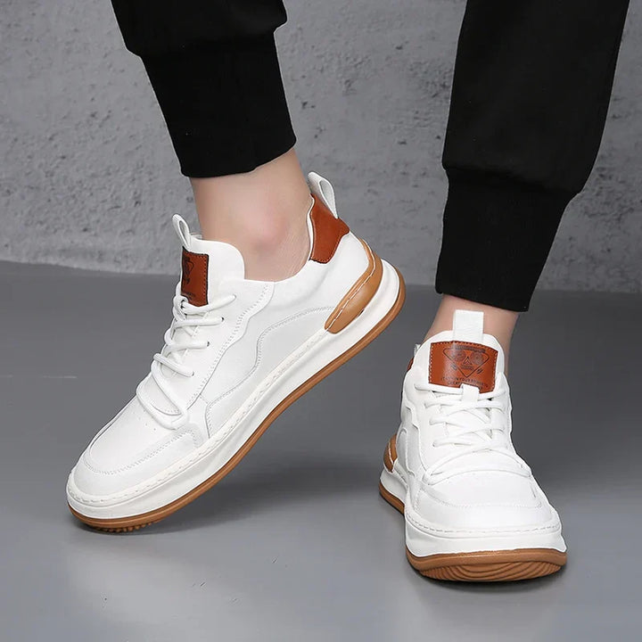 Black Men's Stylish Athletic Sneakers, luxury footwear for everyday walking.