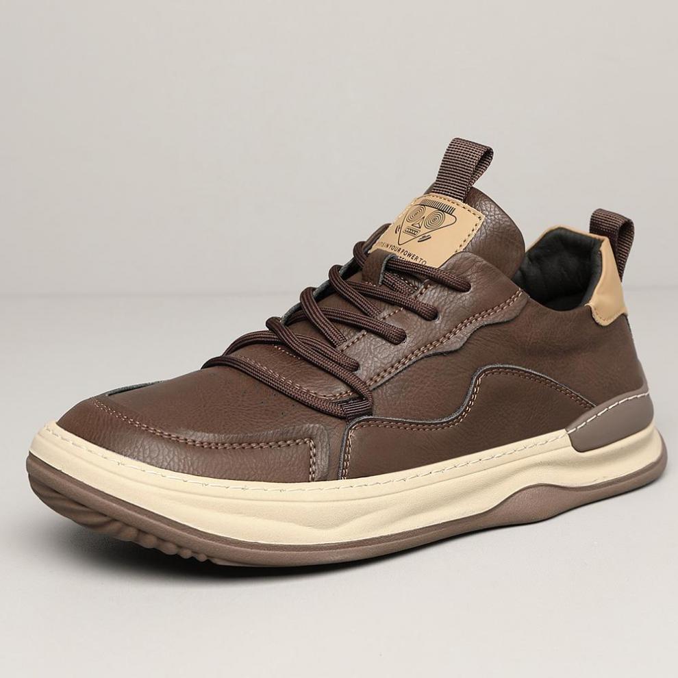 Brown Men's Luxury Comfort Sneakers, premium choice for stylish everyday wear.