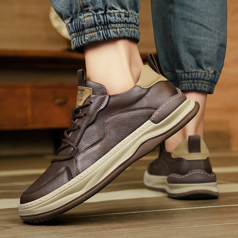 Men's Green Luxury Walking Sneakers, stylish, comfortable, premium for daily activities.