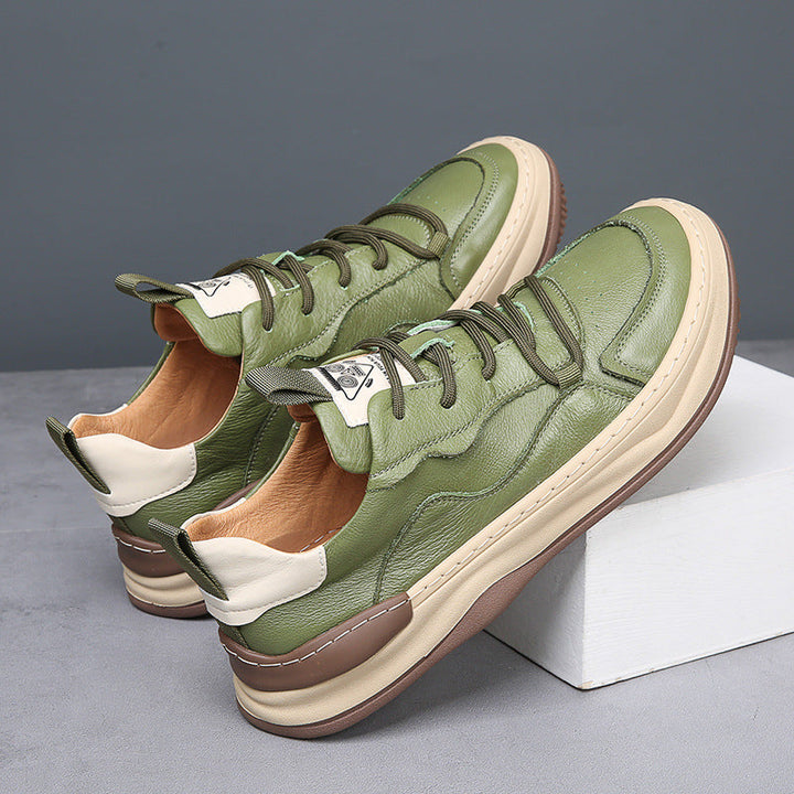 Brown Luxury Comfort Men's Walking Shoes, premium casual footwear for everyday.